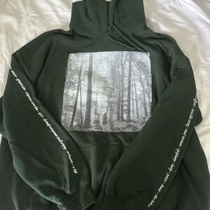 Forest Graphic Green Hoodie